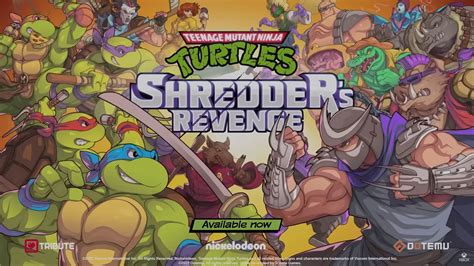 Teenage Mutant Ninja Turtles Shredders Revenge Is Now Available With