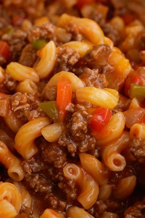 Old Fashioned Ground Beef Goulash American Goulash Mighty Mrs