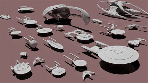 Comparing The Sizes Of Star Trek Starships