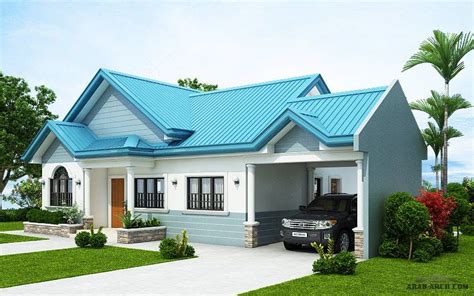 Plan your house with us. Blue House Design with 3 Bedrooms - Pinoy House Plans in ...