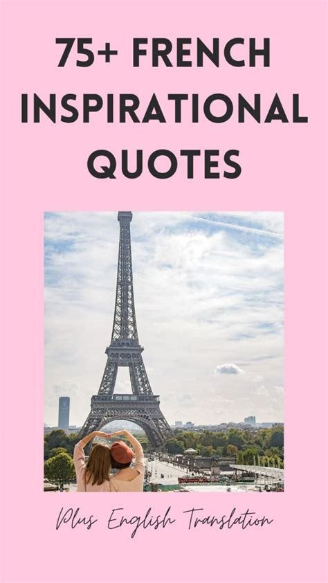 75 French Inspirational Quotes To Live By Journey To France