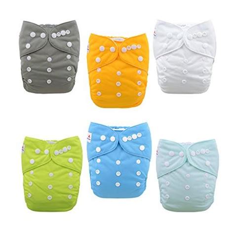 Alvababy Baby Cloth Diapers One Size Adjustable Washable