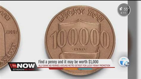 Lucky Pennies Around Detroit Worth 1000 Each Youtube