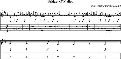 Mandolin Tab And Sheet Music For Songbridget Omalley