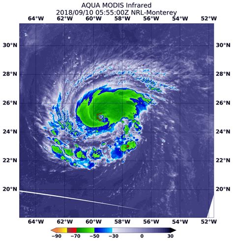 Xterraspace Nasa Satellites Show Hurricane Florence Strengthening