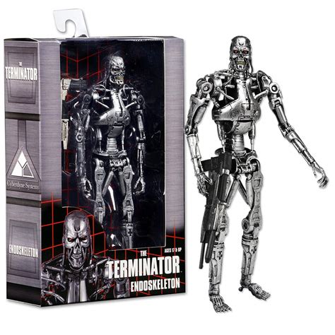 Neca Terminator 2 Judgment Day T 800 Endoskeleton Arnold 7 Pvc Action