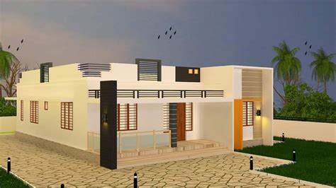 1223 Square Feet 3 Bhk Modern Single Floor House And Plan Home Pictures