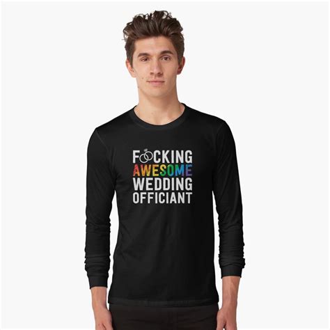 Funny Wedding Officiant T Awesome Lgbt Gay Wedding T Shirt By 14thfloor Redbubble