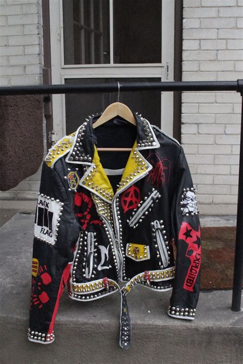 Magical, meaningful items you can't find anywhere else. Punk rock jacket | Etsy | Punk jackets, Punk outfits, Diy leather jacket