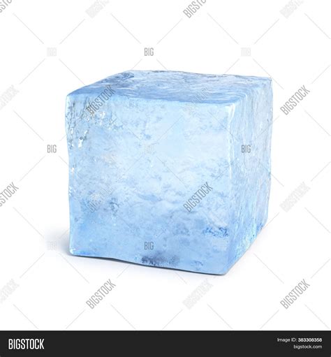 Ice Block 3d Rendering Image And Photo Free Trial Bigstock
