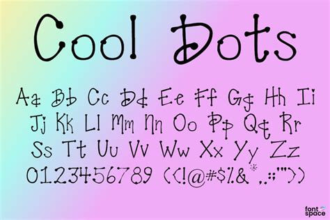Cool Dots Font Arrf Designs Fontspace