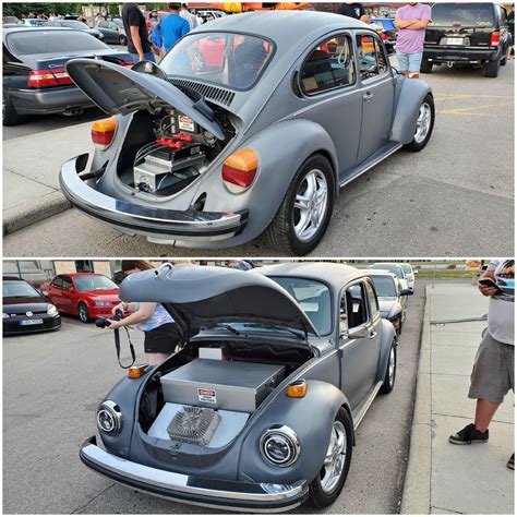Someone In The City Modified An Old Vw Beetle Into A Full Ev Complete
