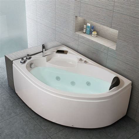 Corner Bath Jacuzzis Massage One Person Left Hand Bathtub 1500mm Whirlpool Spa · 49900