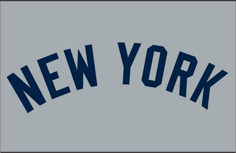 New York Yankees Jersey Logo Word Mark Logo New York Yankees Logo