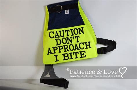 Vest For 25 To 90lb Dogs Caution Dont By Patienceandlove143