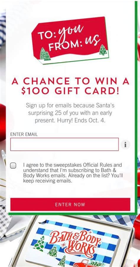 Check spelling or type a new query. Life Inside the Page: Bath & Body Works | $100 Gift Card Give Away