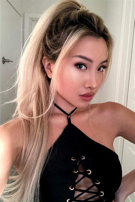 Pin By 𝐂𝐀𝐌𝐙𝐈𝐄 𝐀𝐑𝐀𝐑𝐀𝐂𝐀𝐏 On Hair Blonde Asian Hair Asian Hair Blonde Asian