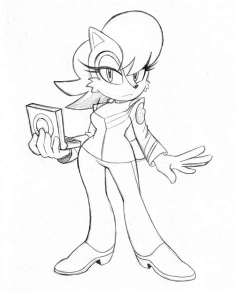 Sally Acorn Coloring Pages