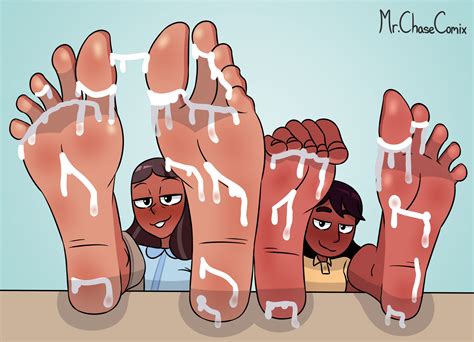 Rule 34 2girls Barefoot Blush Cartoon Network Connie Maheswaran Cum Cum On Feet Dark Skinned