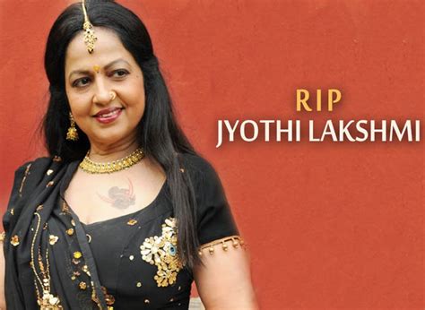 Yesteryears Item Queen Jyothi Lakshmi Passes Away In Chennai Wirally