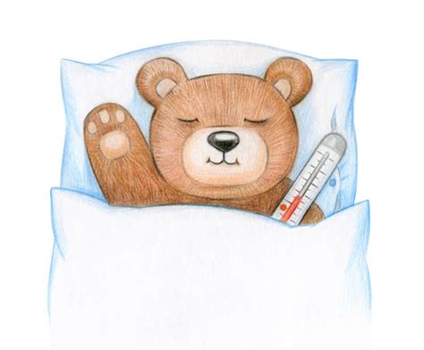 Cartoon Of Sick Teddy Bear Illustrations Royalty Free Vector Graphics