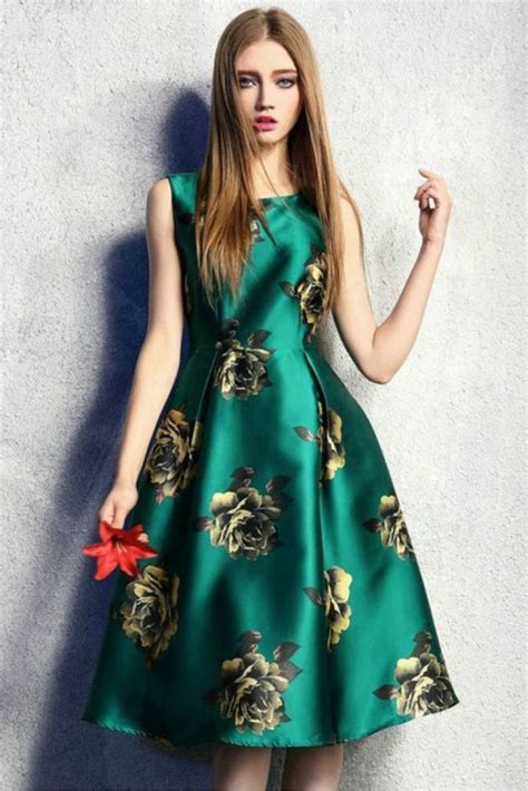 Satin Western Wear Dress In Green Colour Western Wear Dresses Casual