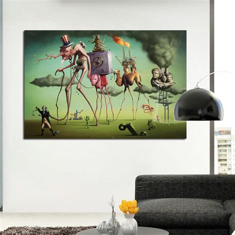 Salvador Dali Wall Art Posters Prints Abstract Art Canvas Painting Wall