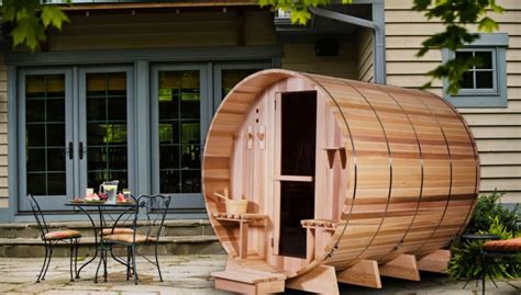The Grandview Barrel Sauna Is A Backyard Oasis For The