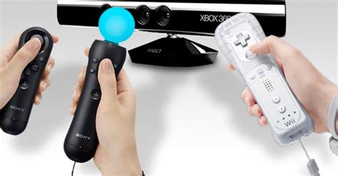 Xbox 360 Kinect Vs Playstation Move Vs Nintendo Wii Motion Control