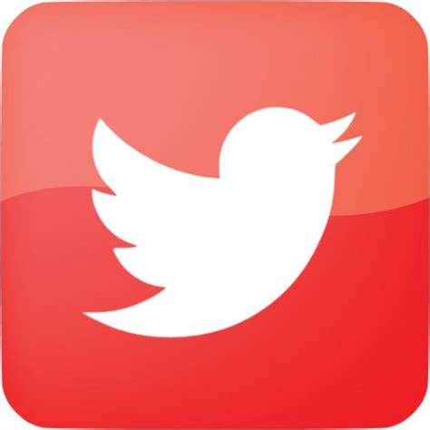 Web 2 Red Twitter 3 Icon Free Web 2 Red Social Icons Web 2 Red Icon Set