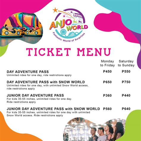 9 Rides To Expect At Anjo World Theme Park Sugboph Cebu