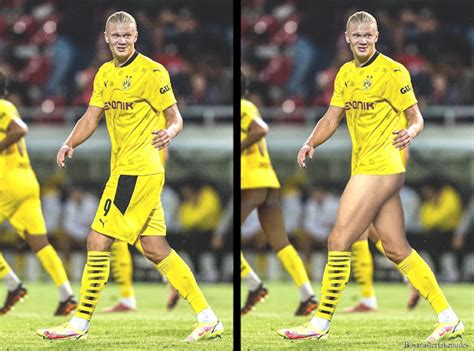 Boymaster Fake Nudes Erling Haaland Norwegian Footballer Shows His Cock