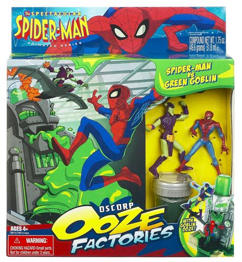 Spider Man Oscorp Ooze Factory Set Spider Man Vs Green