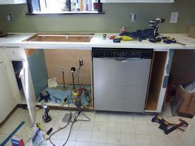 Unscrew the toe kick and remove. Installing A Full Size Dishwasher In Old Shallow Cabinets ...