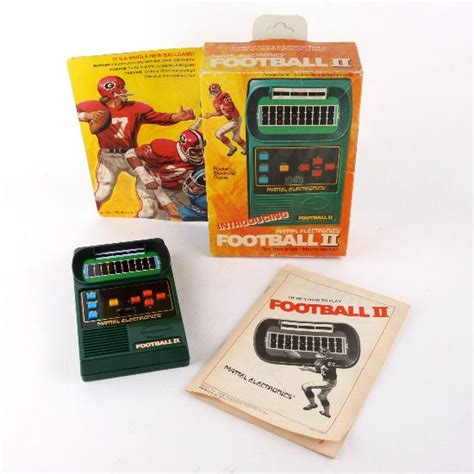 Football 2 Vintage 1978 Electronic Handheld Sports Game Mattel