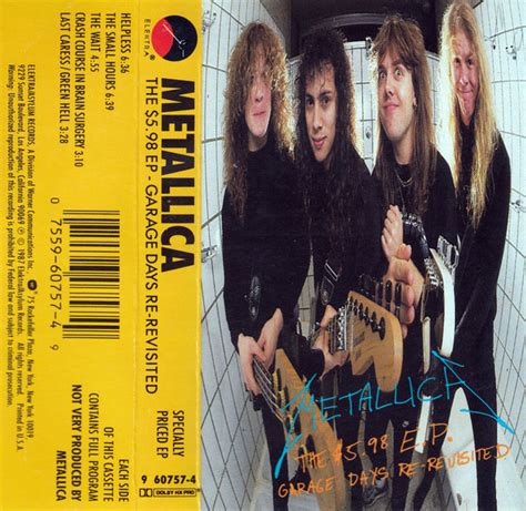 The 598 Ep Garage Days Re Revisited By Metallica 1987 08 20 Tape