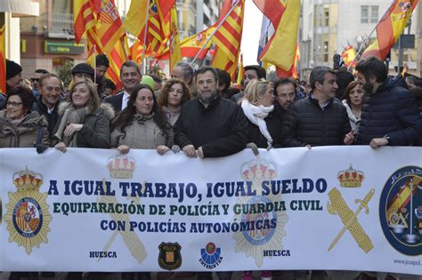 Ciudadanos Huesca Acompaña A Jusapol En La Manifestación Por La
