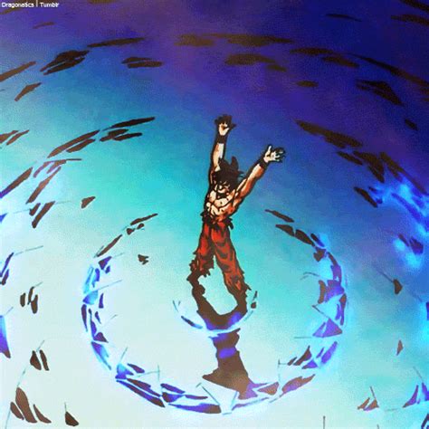 Find funny gifs, cute gifs, reaction gifs and more. goku spirit bomb | Tumblr