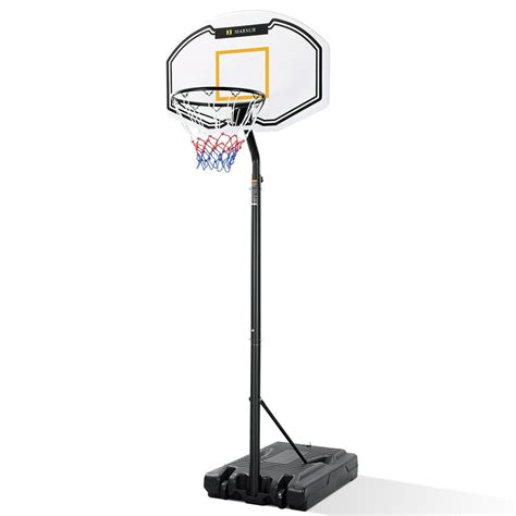 Marnur Outdoor Basketball Hoop Portable Basketball Goal With 35x236