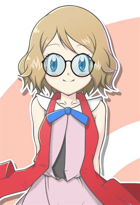 A Drawing Of A Girl With Glasses And A Red Dress Sitting In Front Of An American Flag