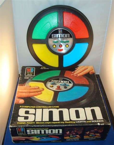 1970s Vintage Simon Says Electronic Handheld Original Table Top Large