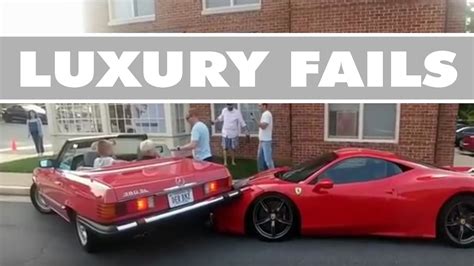 Expensive Super Car Crash Compilation Epic Luxury Exotic Car Fails