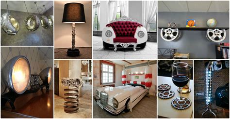 Turn your home into a theatre with a stunning surround sound system. Fascinating Recycled Car Parts Ideas That Will Blow Your Mind