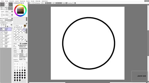 Vector and pen tool, drawing a perfect circle and how to. SAI beginner tutorial: pen tool (vector), circles and hair ...