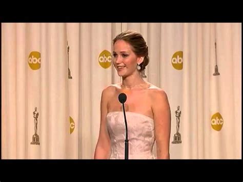 Jennifer Lawrence Oscars 2013 Best Actress Winner New Youtube