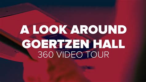 Take A Look Around Goertzen Hall Murrow College Of Communication 360 Video Tour Youtube