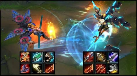 New Ad Kayle Vs Ap Kayle Full Build Attack And Abilities Damage Test