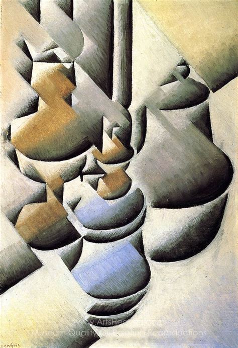 Juan Gris Still Life With Oil Lamp Painting Reproductions Save 50 75