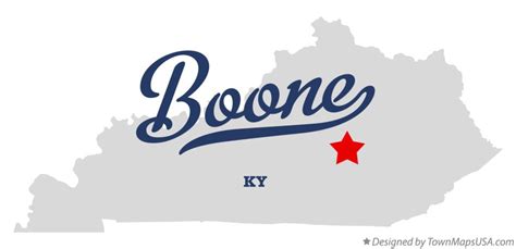 Map Of Boone Ky Kentucky