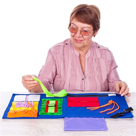 Buy Fidget Blanket Calming And Comforting Activities For Adults With